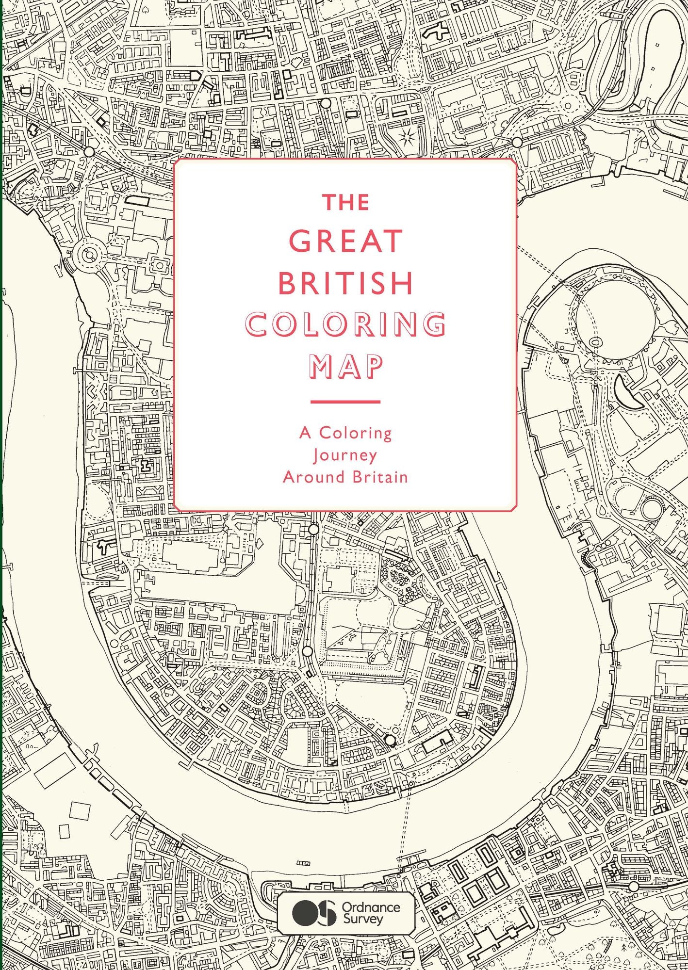 The Great British Coloring Map: A Coloring Journey Around Britain