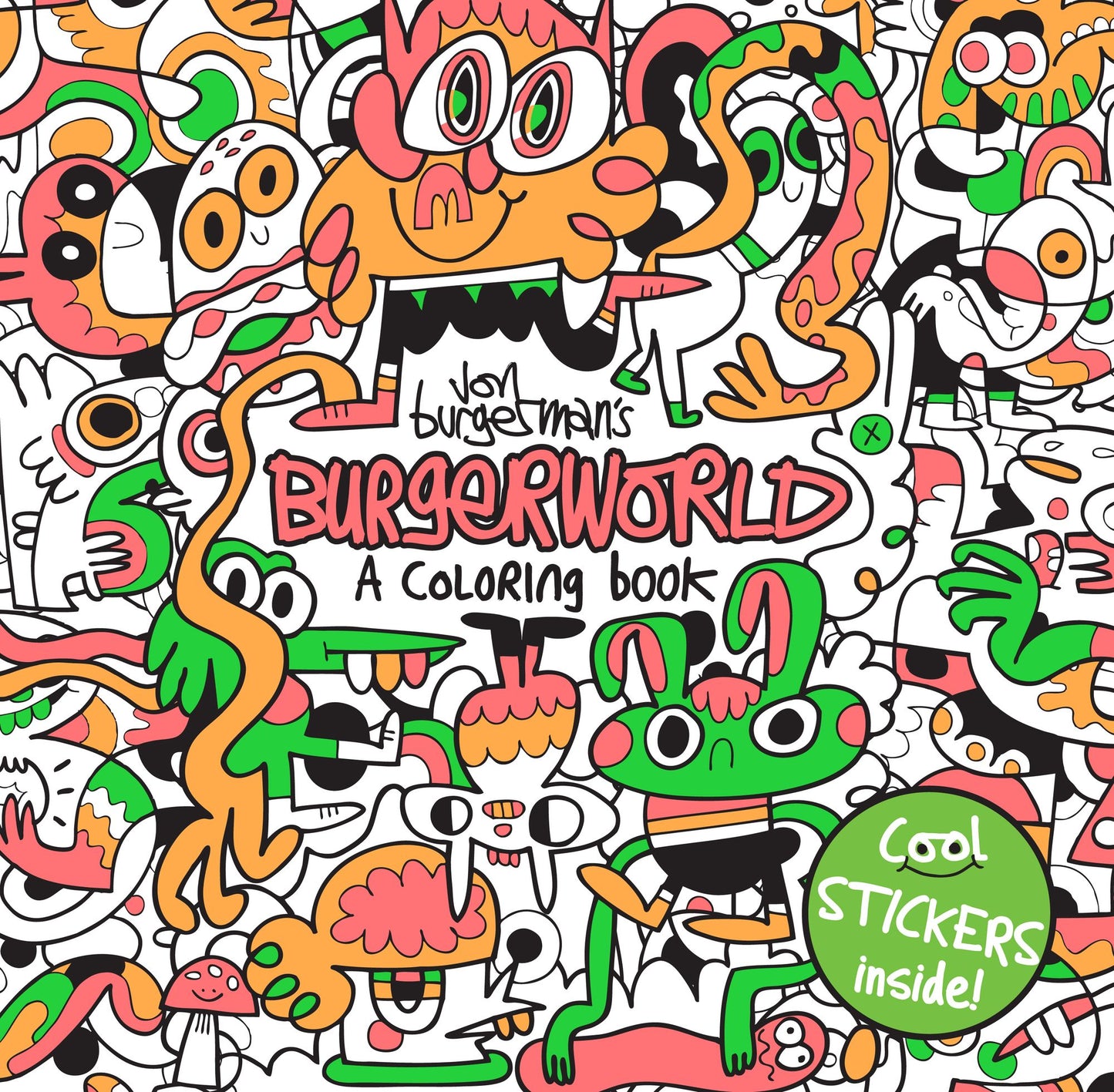 Jon Burgerman's Burgerworld: A Coloring Book