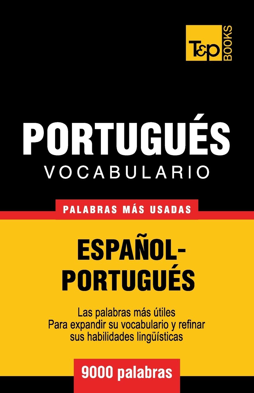 Vocabulario español-portugués - 9000 palabras más usadas