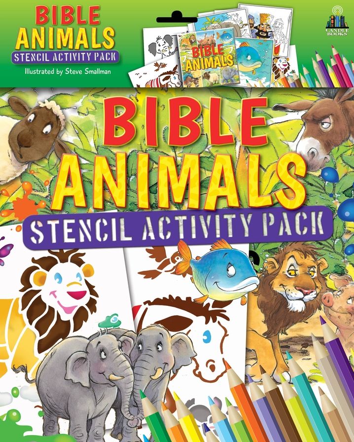 Bible Animals Stencil Activity Pack