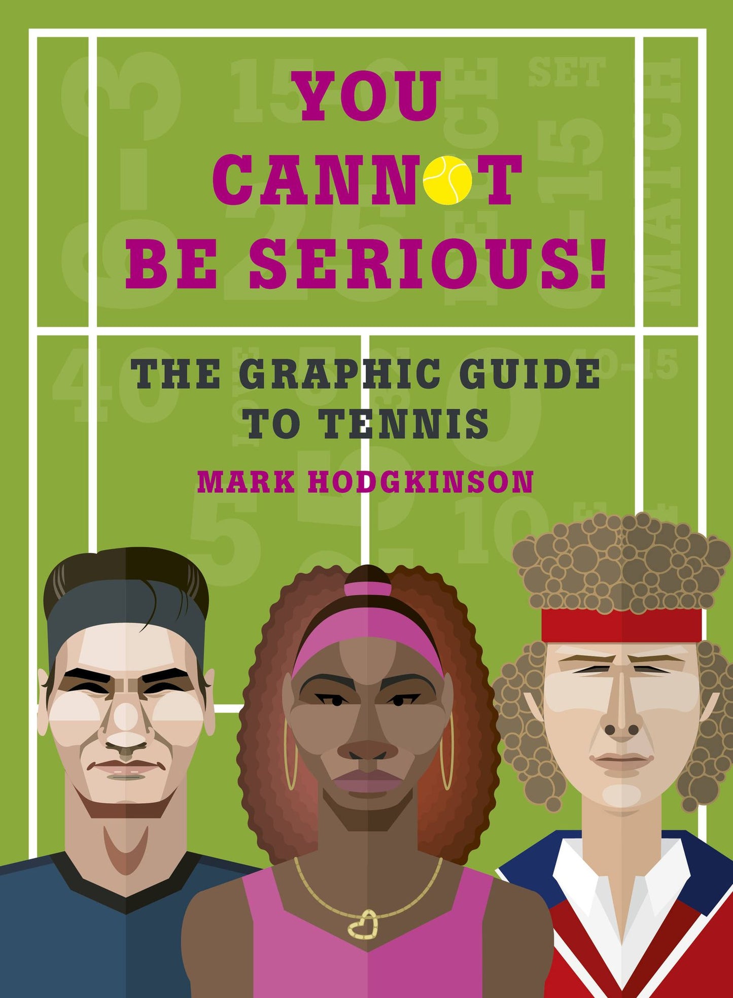 You Cannot Be Serious! The Graphic Book of Tennis: Grand slams, players and fans, and all the tennis trivia possible