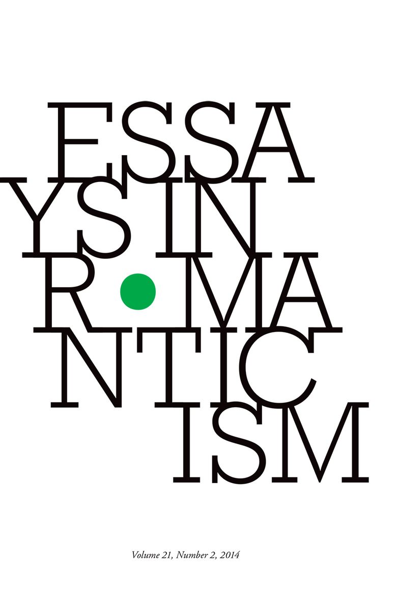 Essays in Romanticism, Volume 22.1 2015