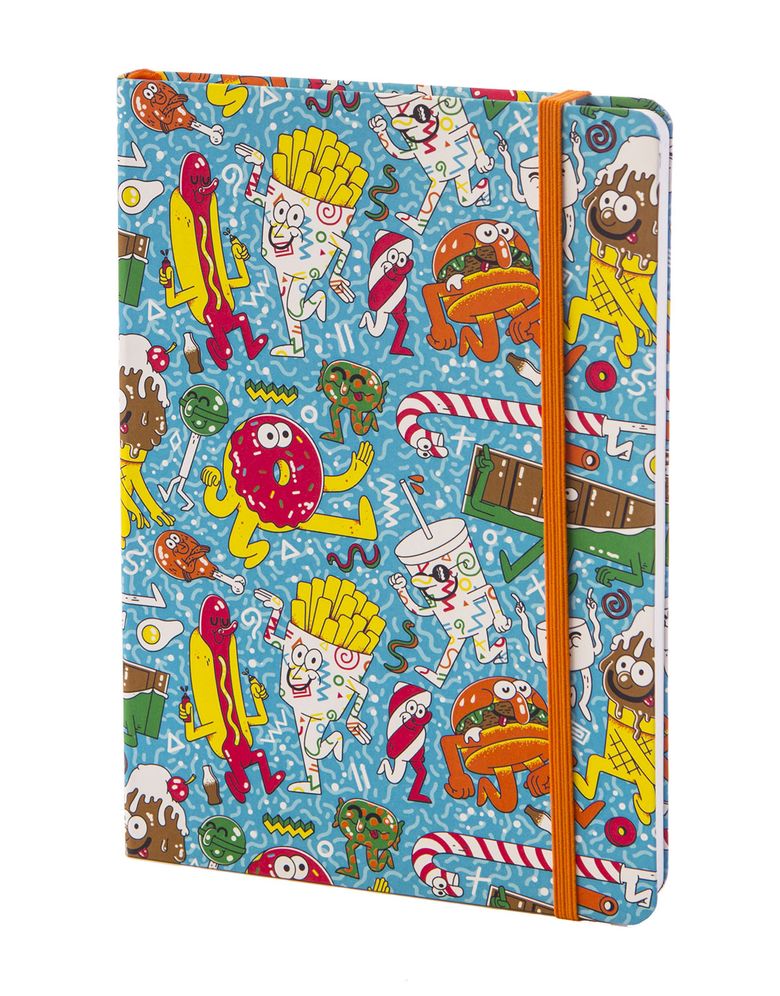 Junk Food - Rob Flowers - Lined/Plain/Dot Grid