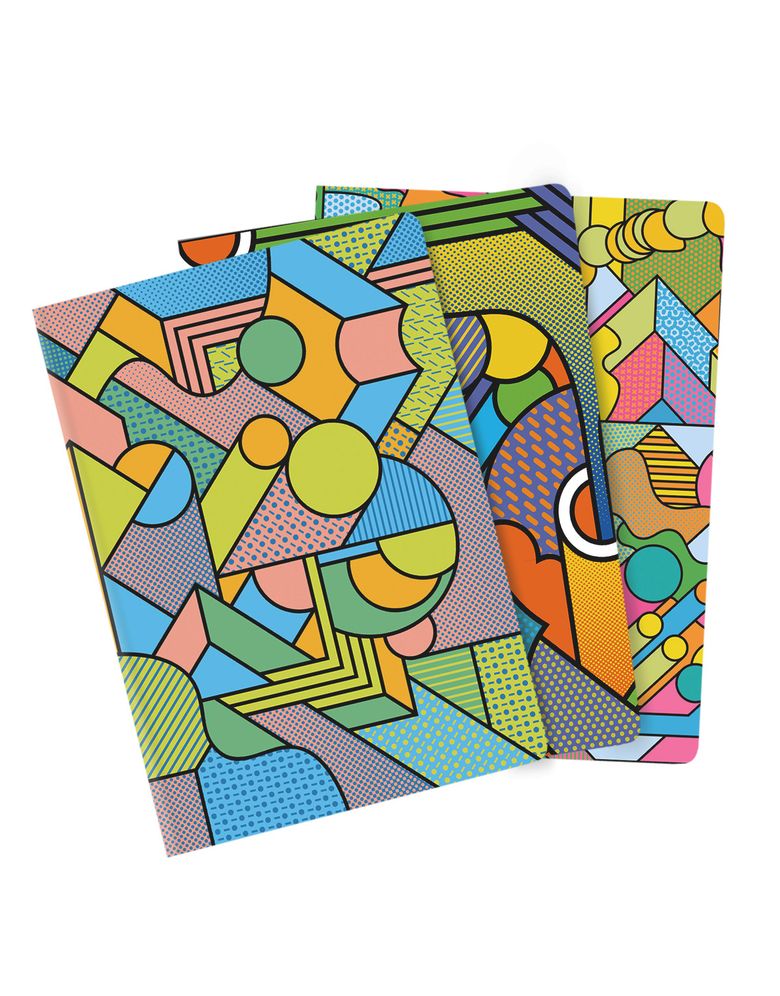 Supermundane Cahier 3 Pack - Lined/Plain/Dot Grid - Medium