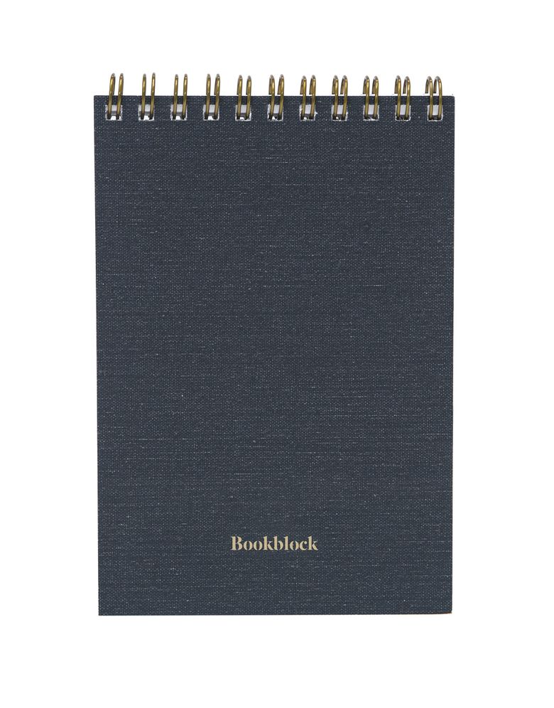 Weskin Wirobound Sketchbook - Navy Blue Small