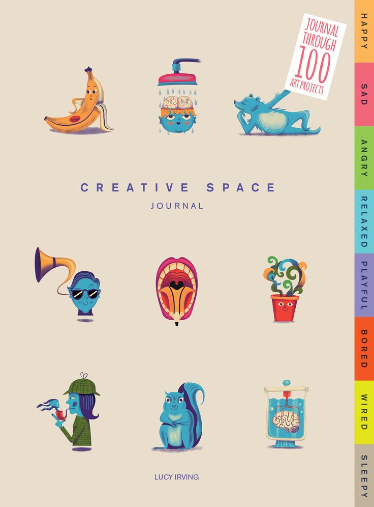 Creative Space Journal: Journal Through 100 Art Projects