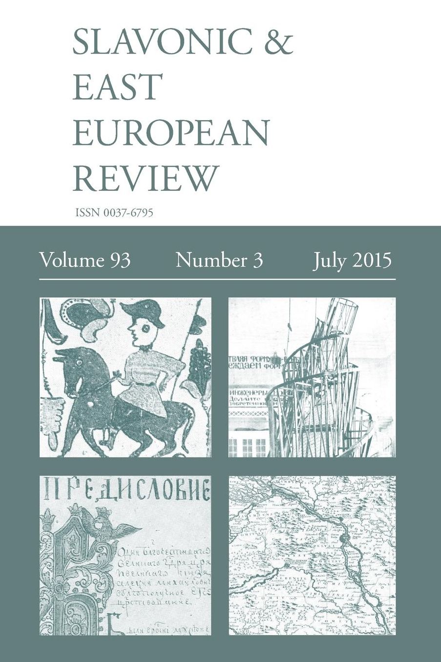 Slavonic & East European Review (93: 3) July 2015