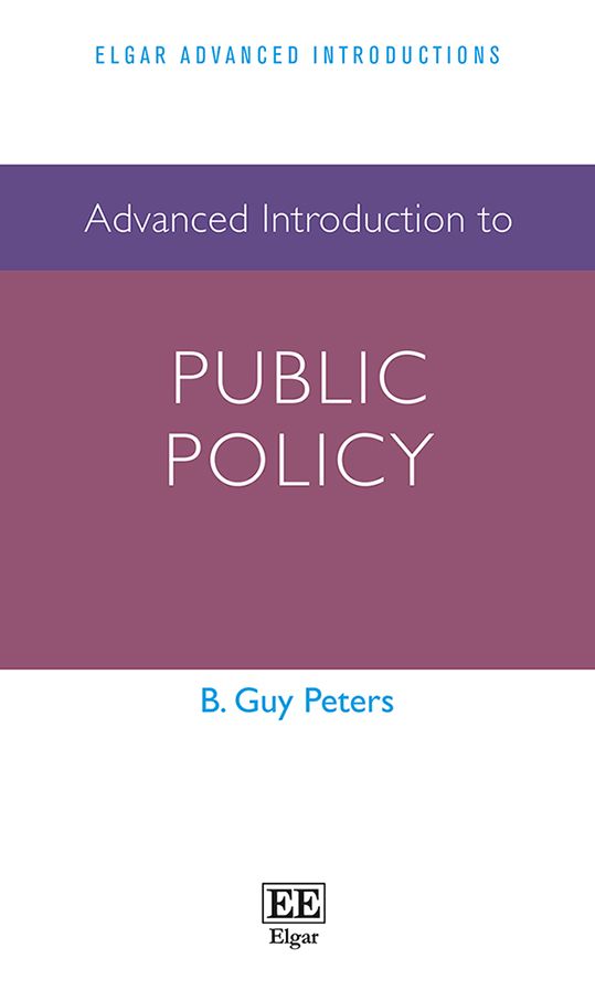 Advanced Introduction to Public Policy