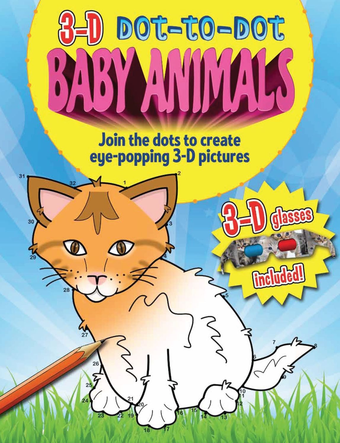 3D Dot to Dot Baby Animals