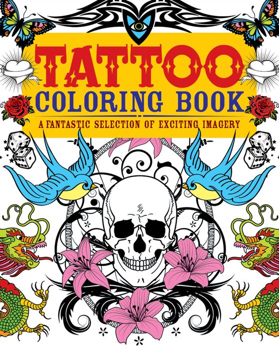 Tattoos Coloring Book