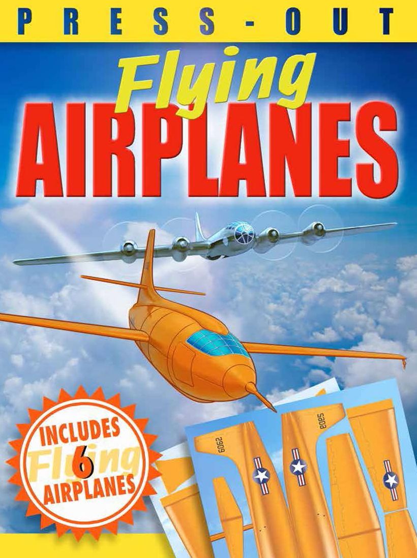 Press-Out Flying Airplanes