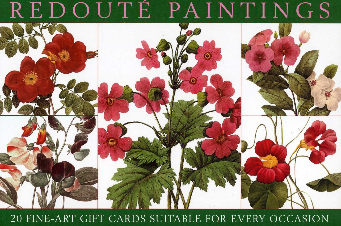 20 Notecards and Envelopes: Redoute Paintings: A Delightful Pack of High-Quality Fine Art Gift Cards with Decorative Envelopes