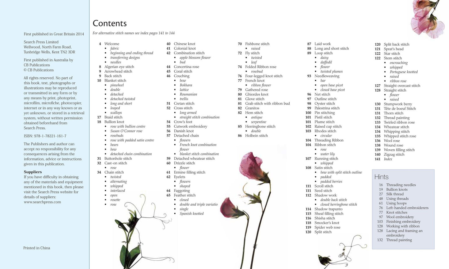 A-Z of Embroidery Stitches