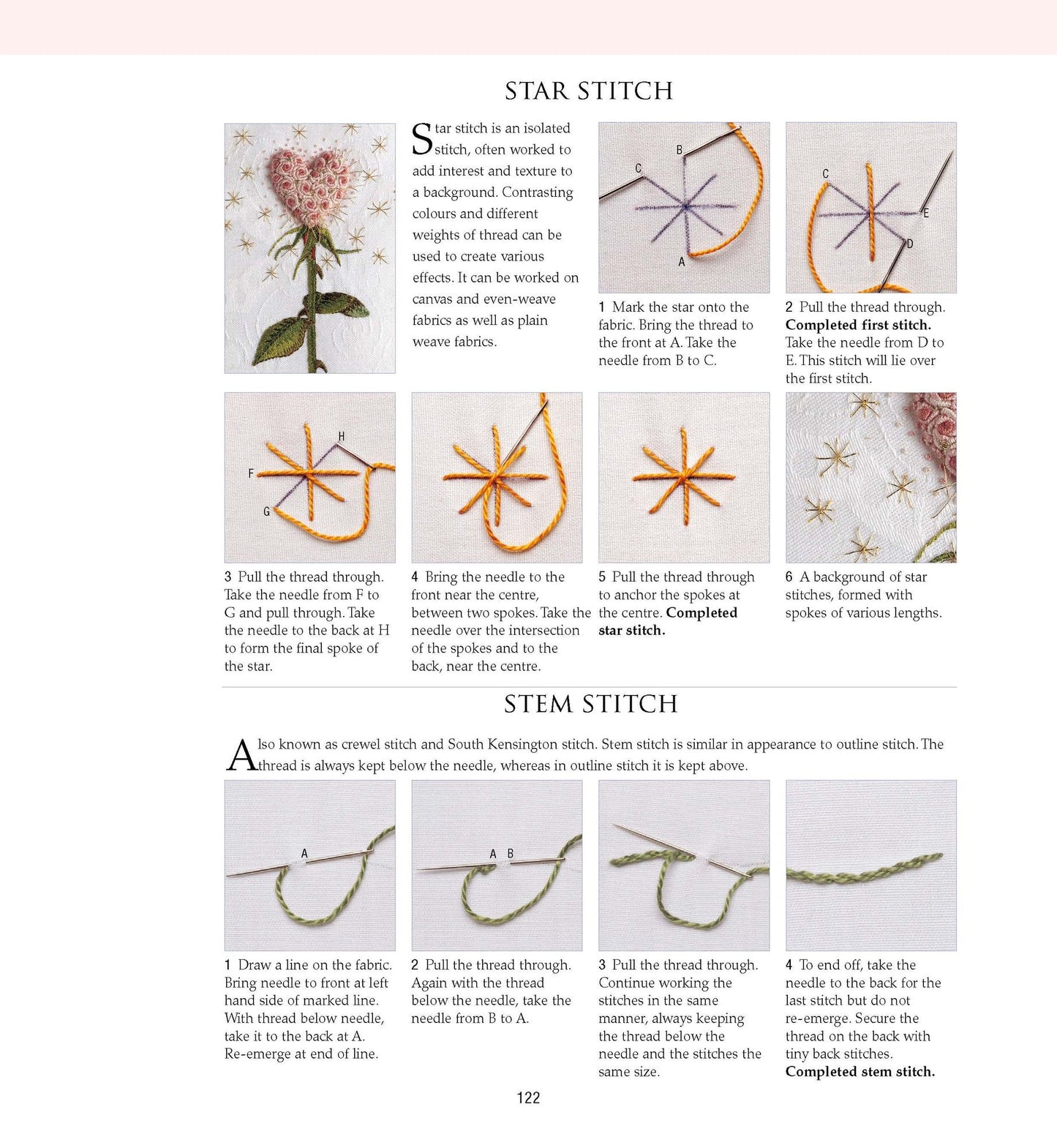 A-Z of Embroidery Stitches