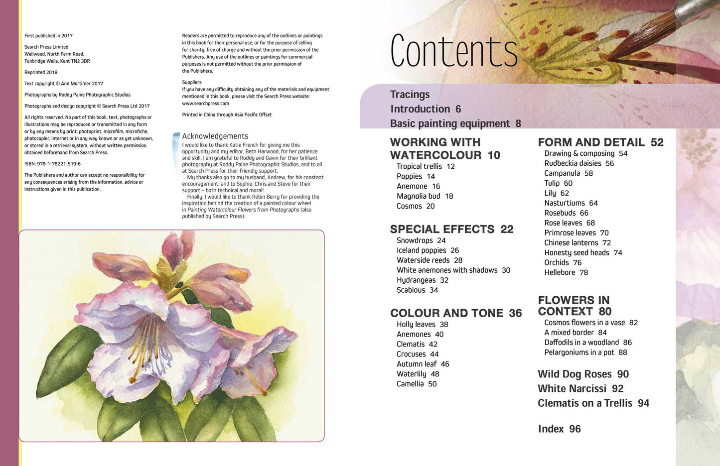 Ready to Paint in 30 Minutes: Flowers in Watercolour