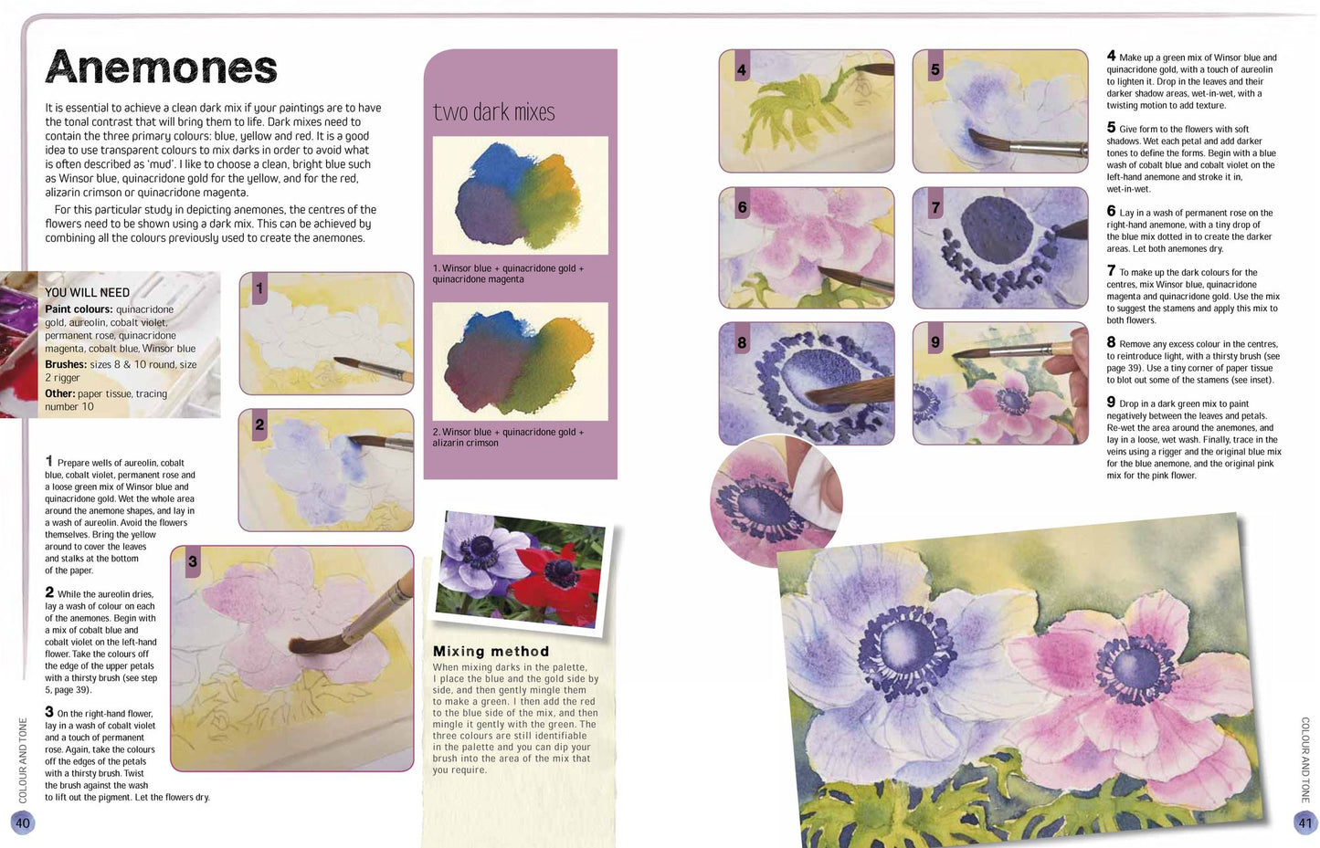Ready to Paint in 30 Minutes: Flowers in Watercolour
