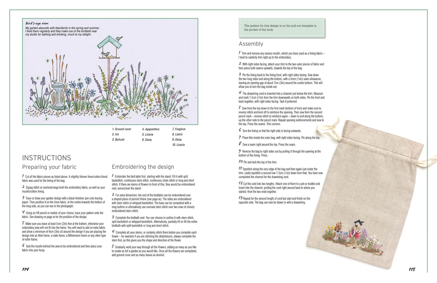 Embroidered Country Gardens: Create beautiful hand-stitched floral designs inspired by nature