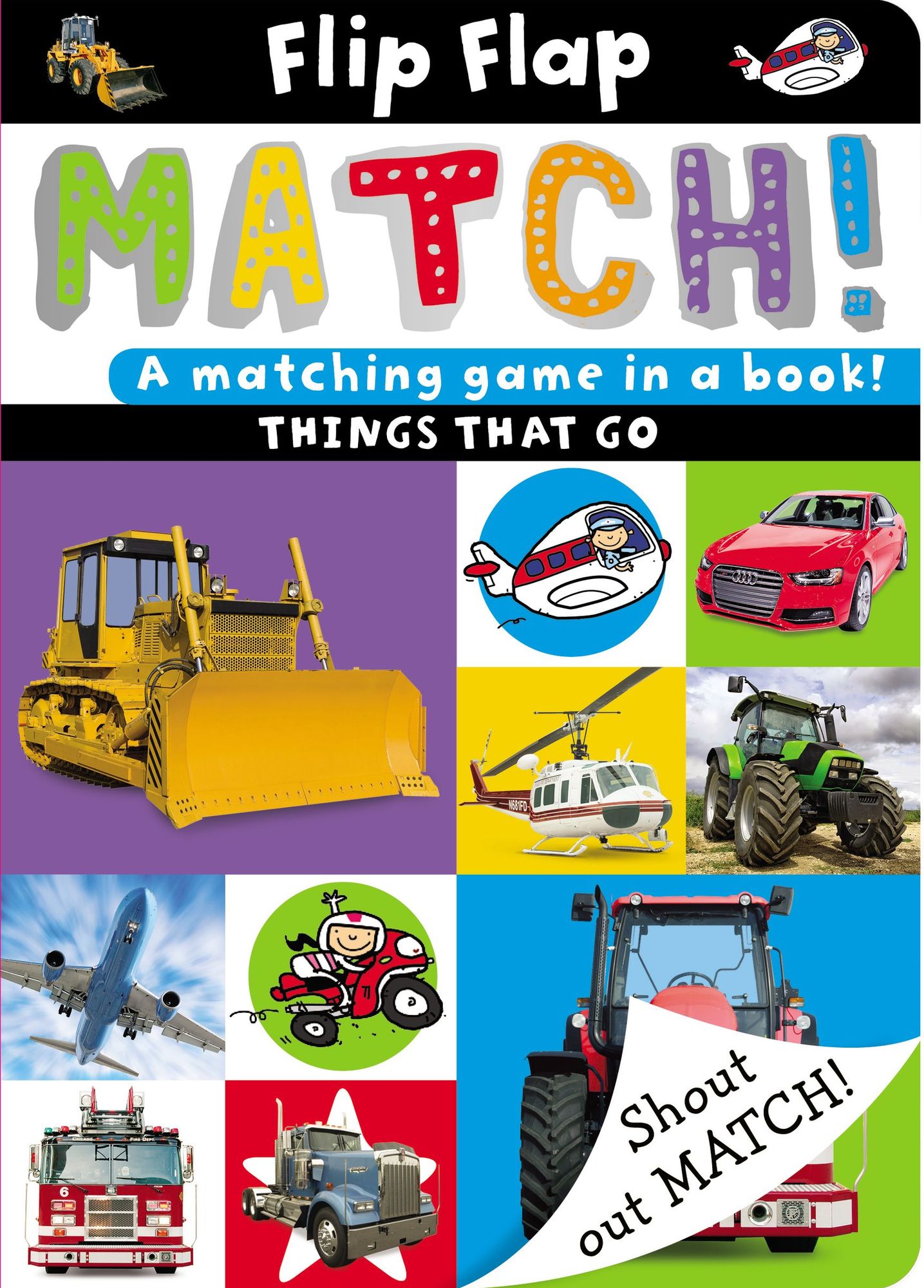 Flip, Flap, Match Things That Go
