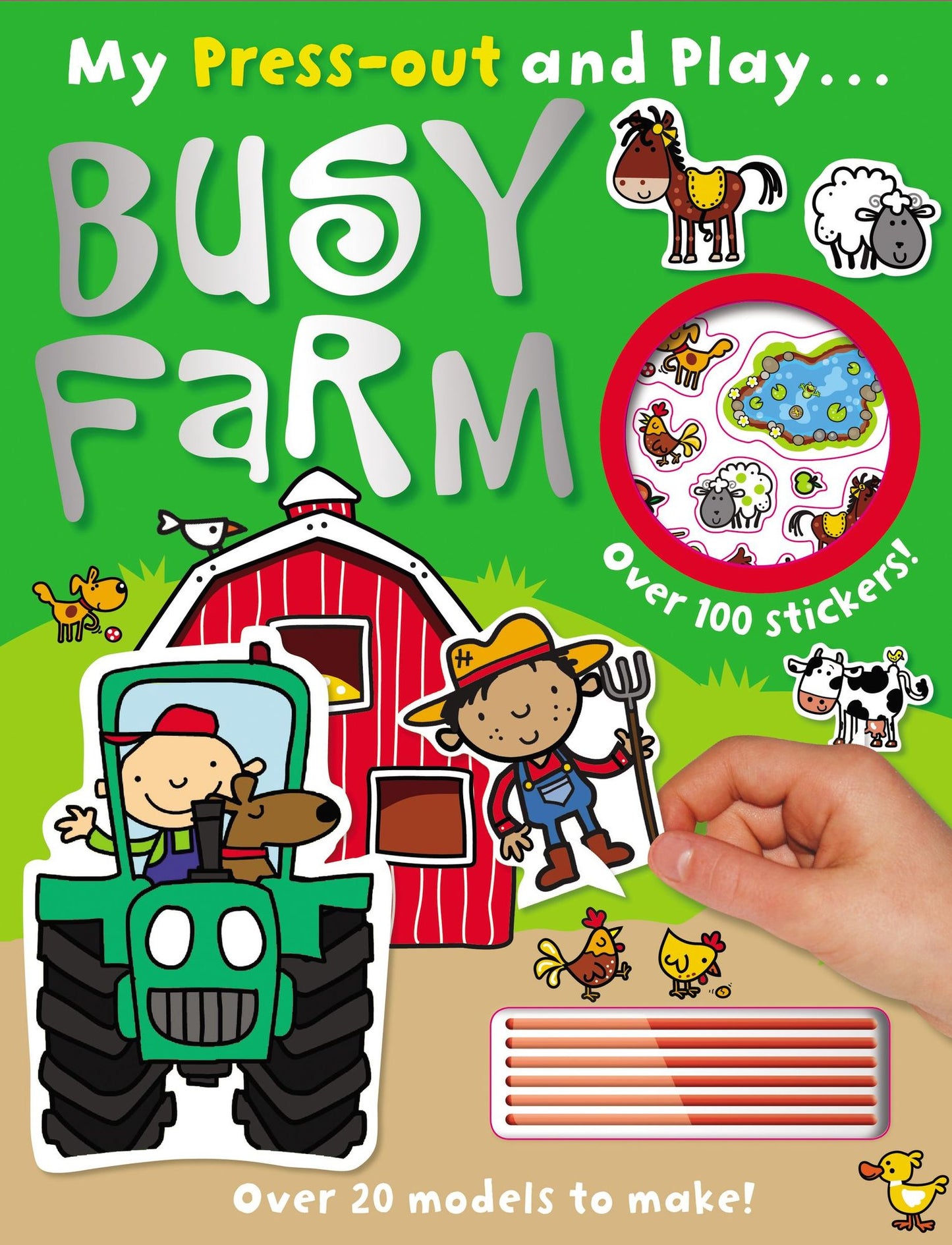 Press-out and Play Busy Farm