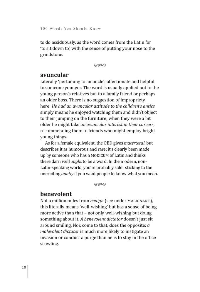500 Words You Should Know
