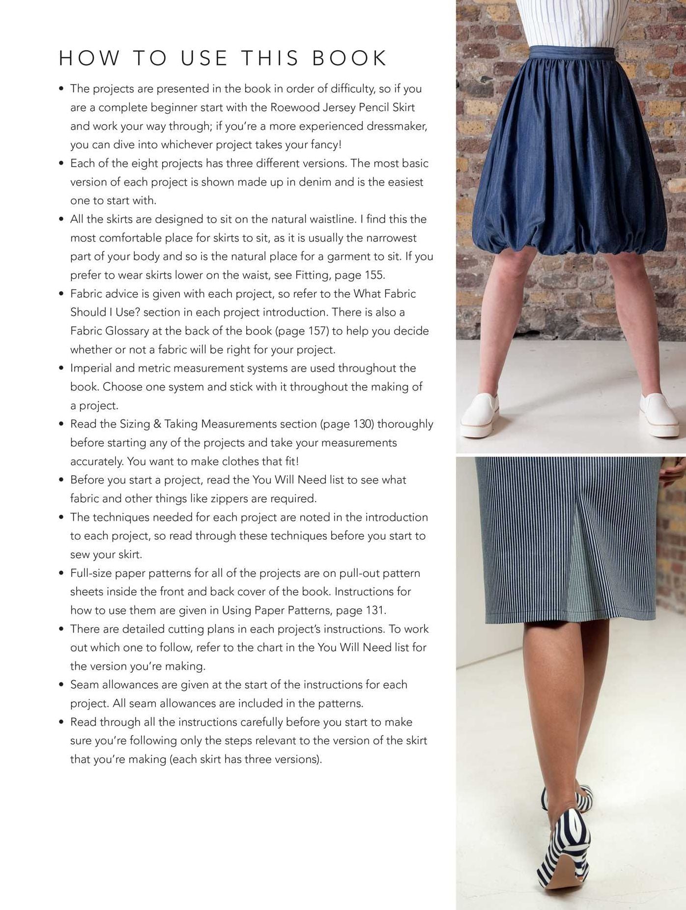A Beginner's Guide to Making Skirts: Learn how to make 24 different skirts from 8 basic shapes