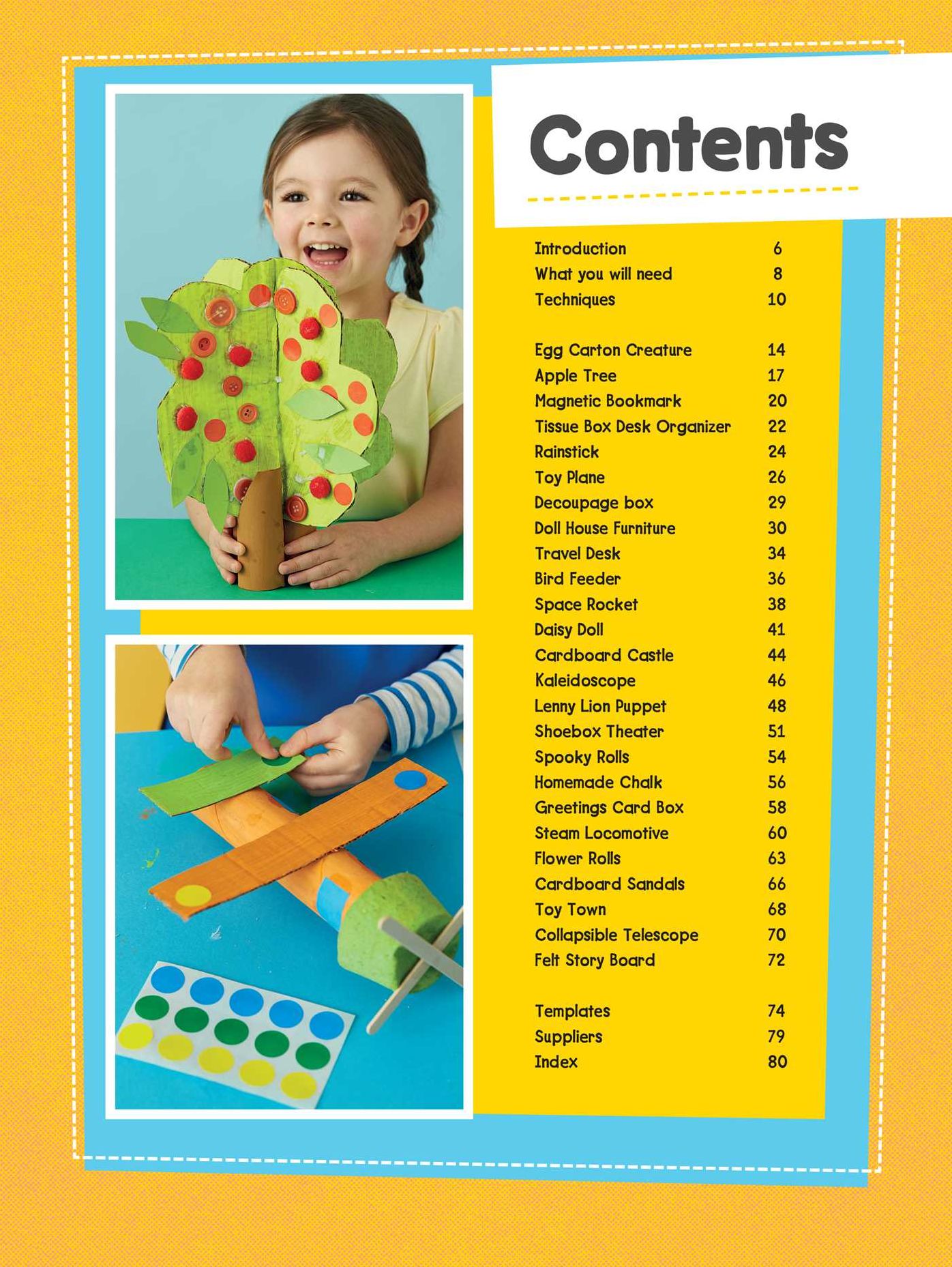 Let's Get Crafty with Cardboard and Paint: 25 Creative and Fun Projects For Kids Aged 2 and Up