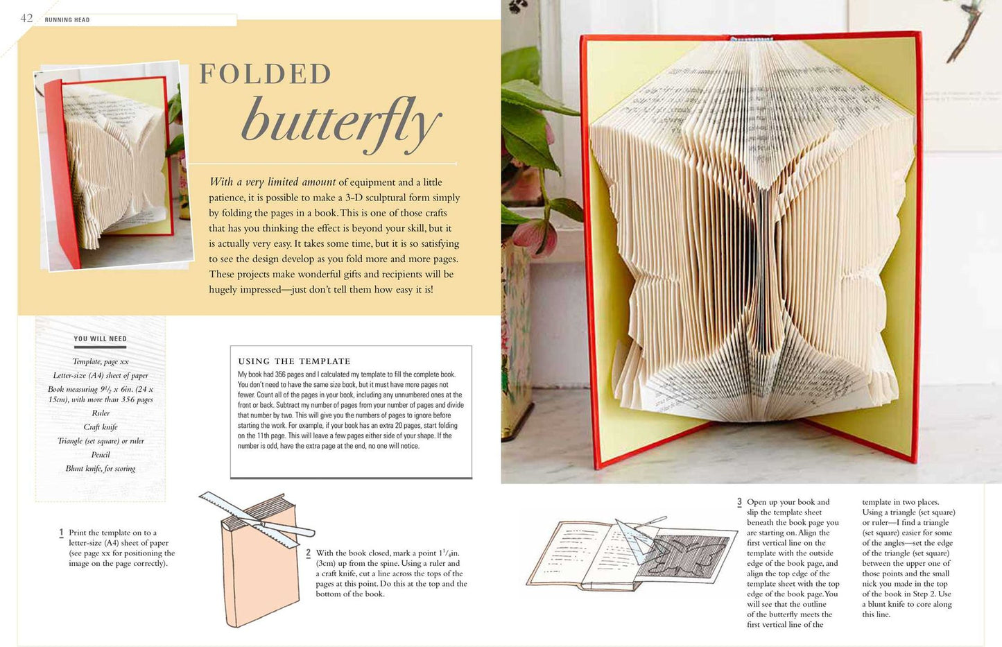 Folded Book Art: 35 beautiful projects to transform your books-create cards, display scenes, decorations, gifts, and more
