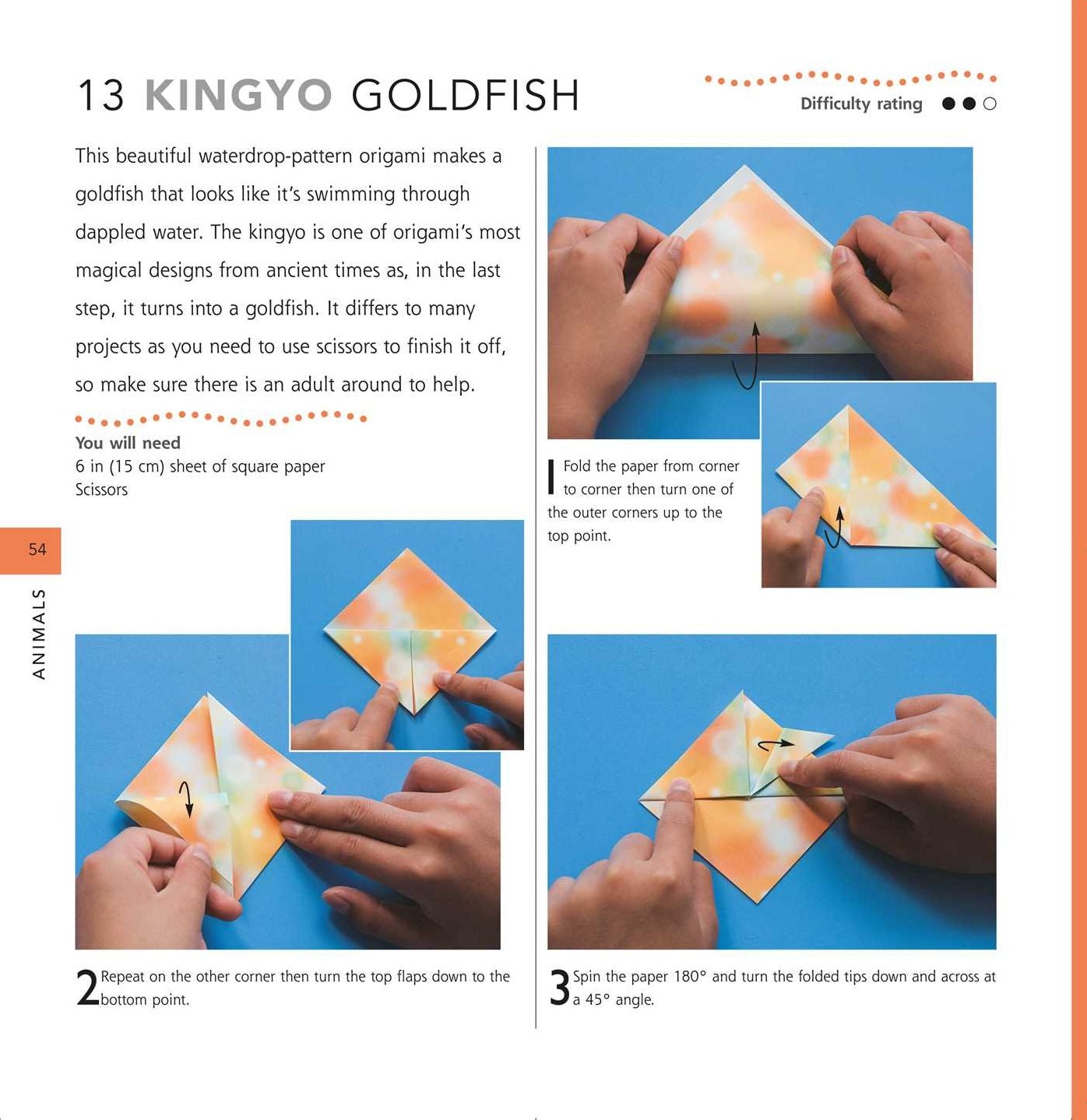 Origami Animal Friends: Fold 35 of your favorite dogs, cats, rabbits, and more