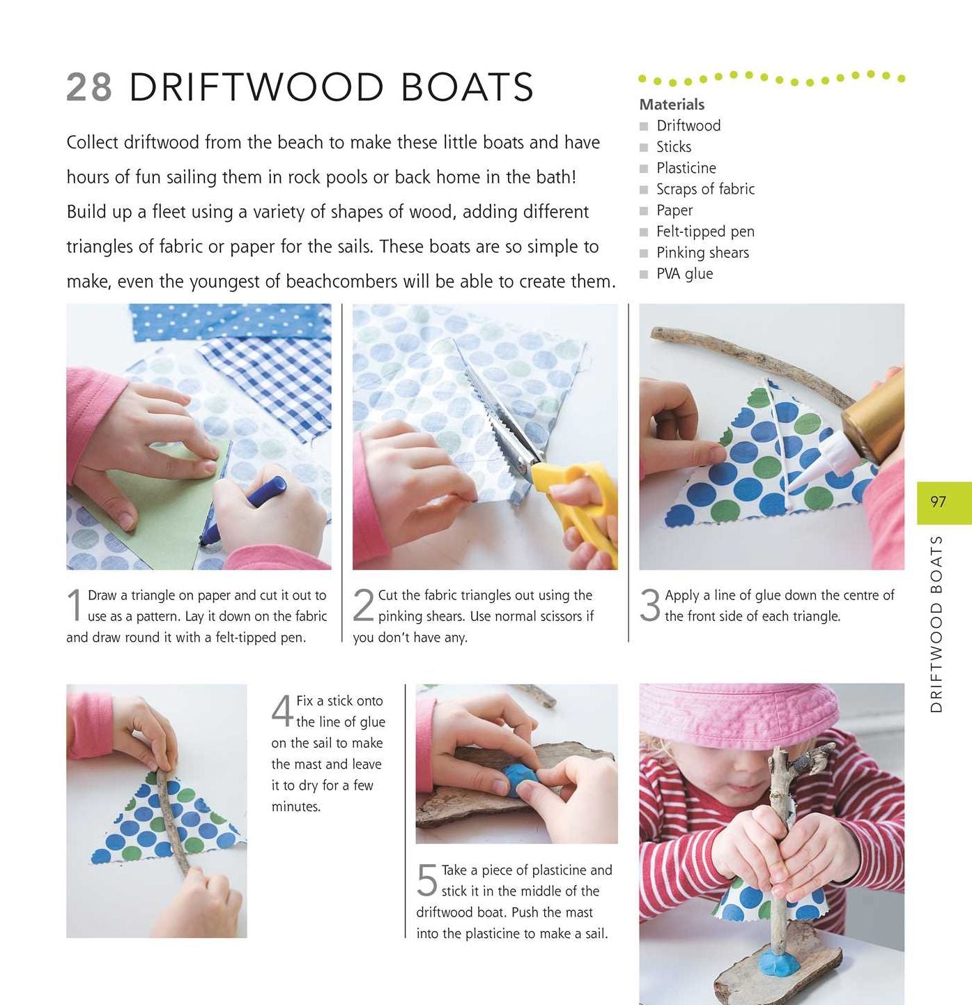 Green Crafts for Children: 35 step-by-step projects using natural, recycled, and found materials