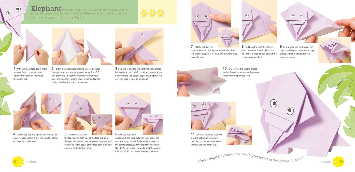 Fun Origami for Children: Wild!: 12 amazing animals to fold