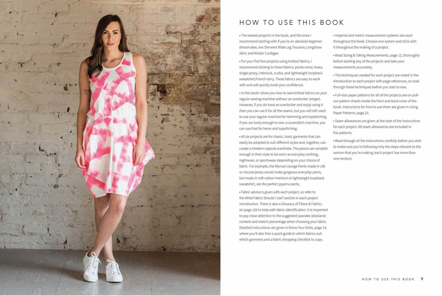 A Beginner's Guide to Sewing with Knitted Fabrics: Everything you need to know to make 20 essential garments