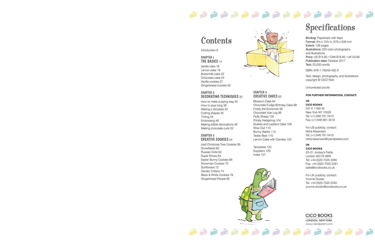 My First Cookie and Cake Decorating Book: 35 techniques and recipes for children aged 7-plus