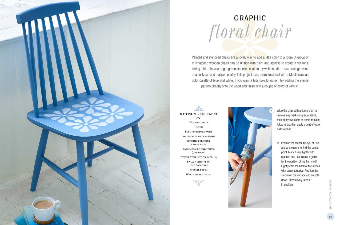 Modern Stencils: 35 colorful projects for furniture, textiles, floors, walls, and more