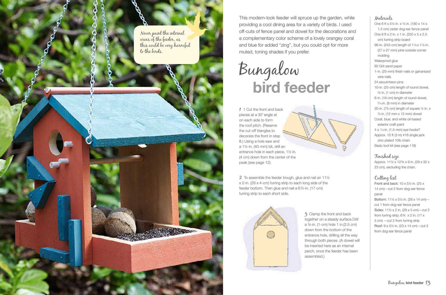 Handmade Bird, Bee, and Bat Houses: 25 beautiful homes, feeders, and more to attract wildlife into your garden