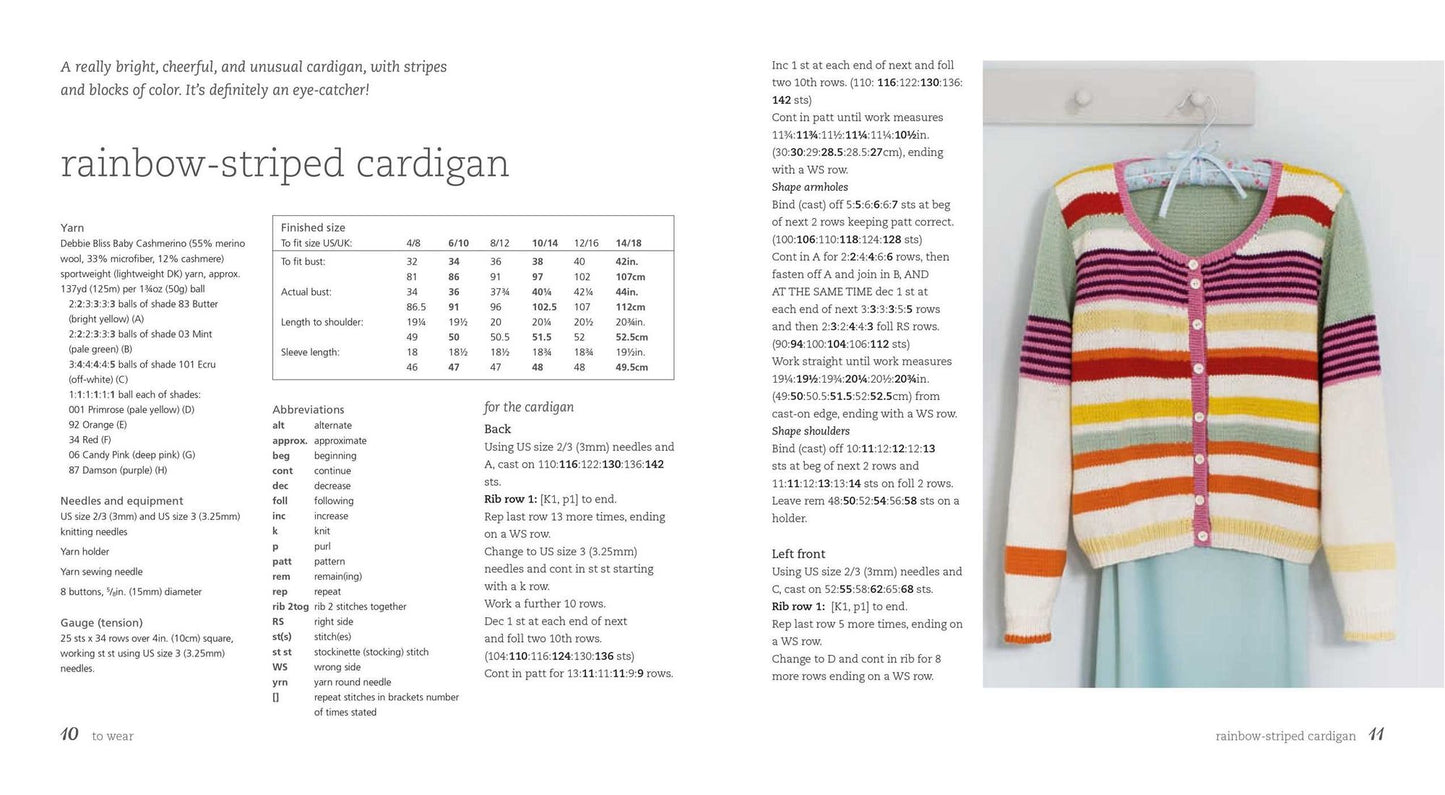 Rainbow Knits: 20 colorful knitting patterns in stripes, ombre shades, and variegated yarns