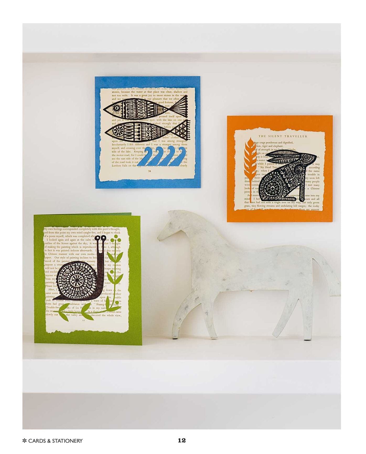 Book Art: Creative ideas to transform your books into decorations, stationery, display scenes, and more