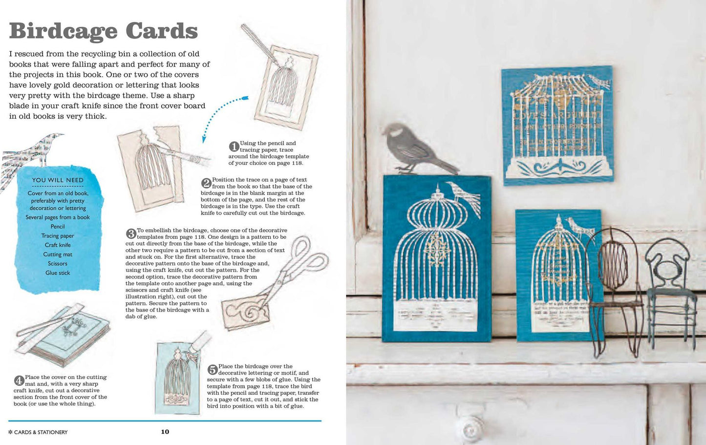 Book Art: Creative ideas to transform your books into decorations, stationery, display scenes, and more