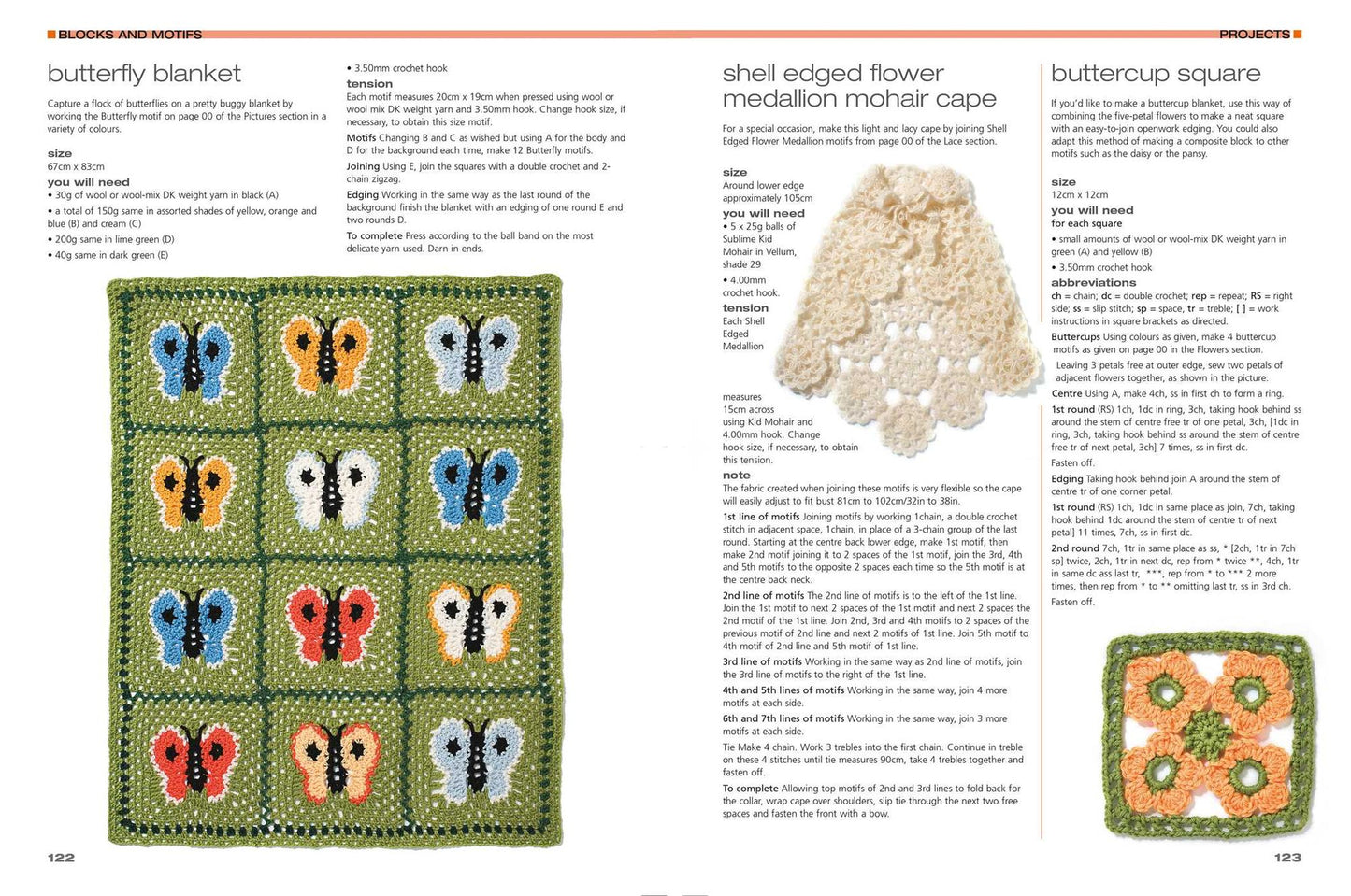 201 Crochet Motifs, Blocks, Projects, and Ideas