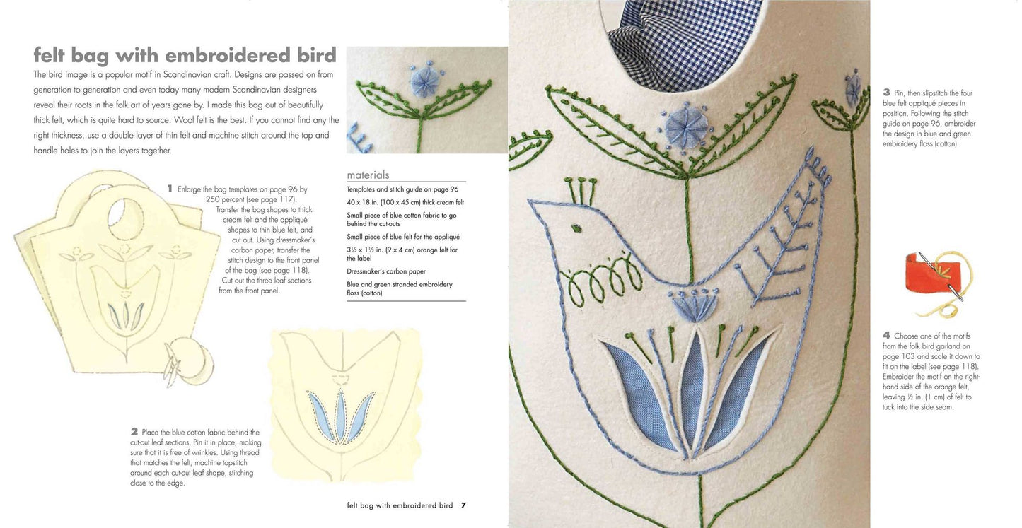 Scandinavian Needlecraft: 35 step-by-step hand-sewing projects