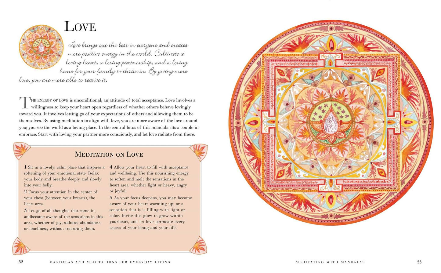 Mandalas & Meditations for Everyday Living: 52 pathways to mindfulness