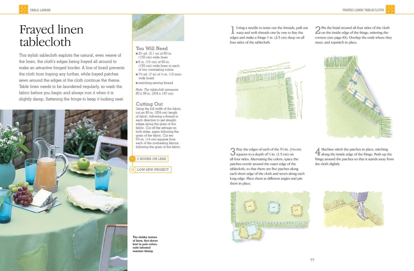 A Beginner's Guide to Home Sewing: 50 simple fabric projects for every room in the house