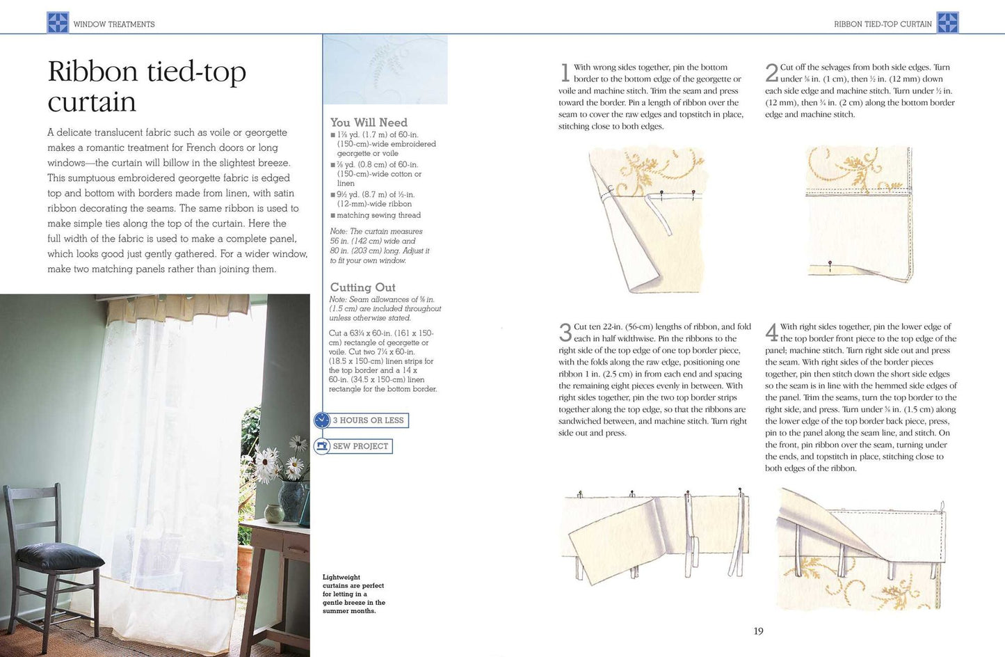 A Beginner's Guide to Home Sewing: 50 simple fabric projects for every room in the house