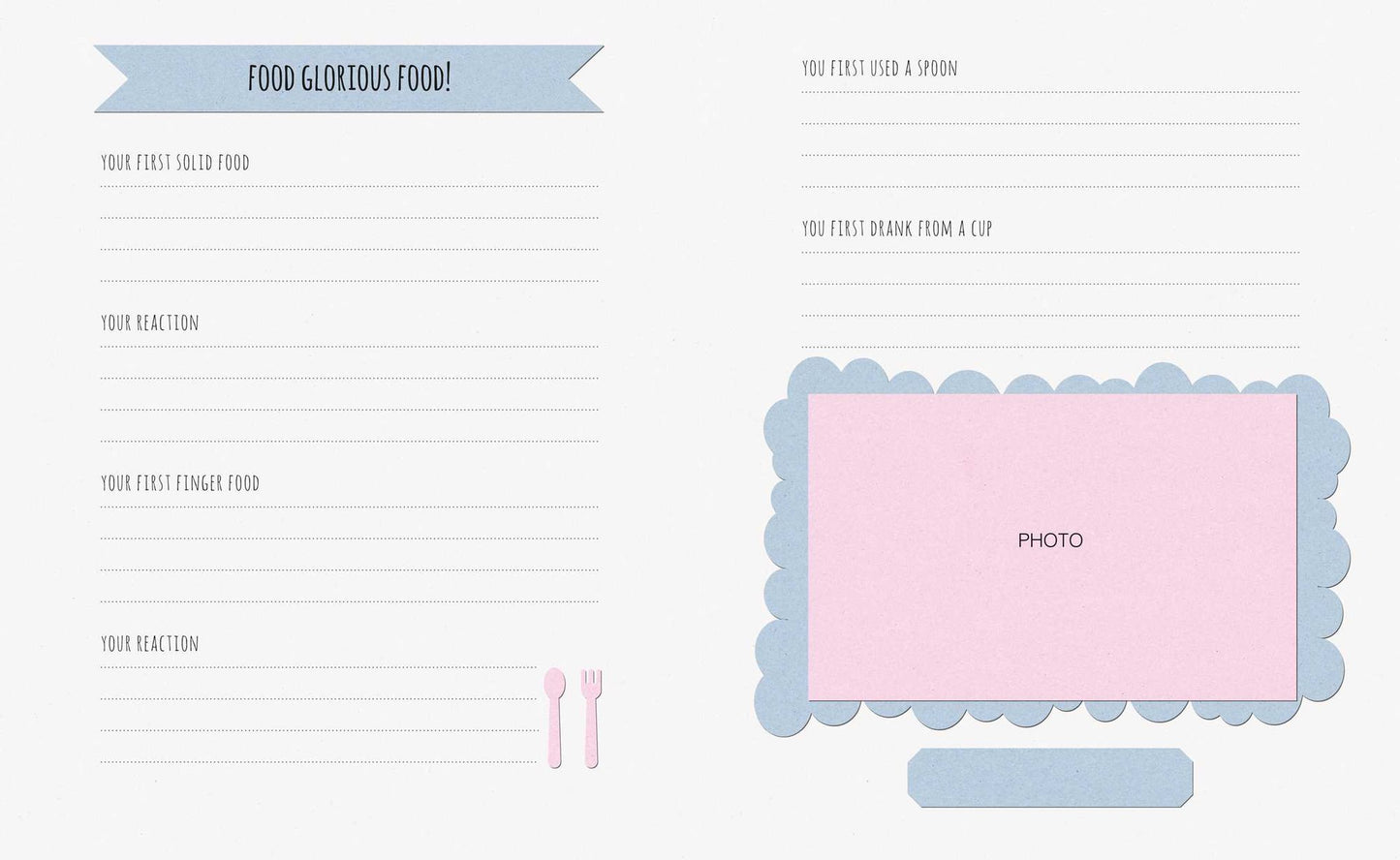 Hello Baby: A record book of milestones and memories in the first 12 months