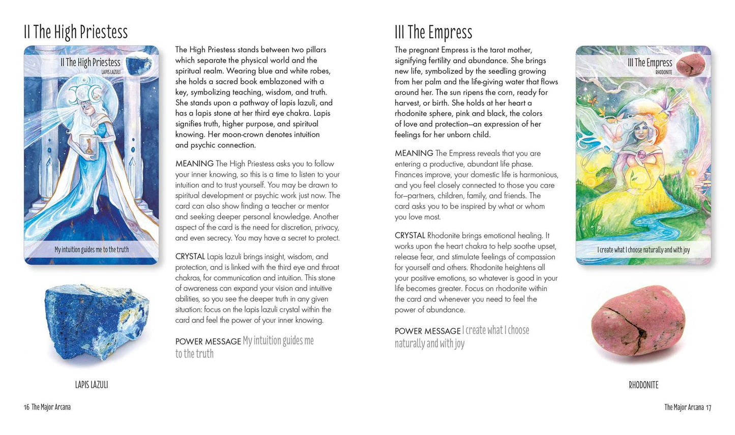 The Crystal Power Tarot: Includes a Full Deck of 78 Specially Commissioned Tarot Cards and a 64-Page Illustrated Book
