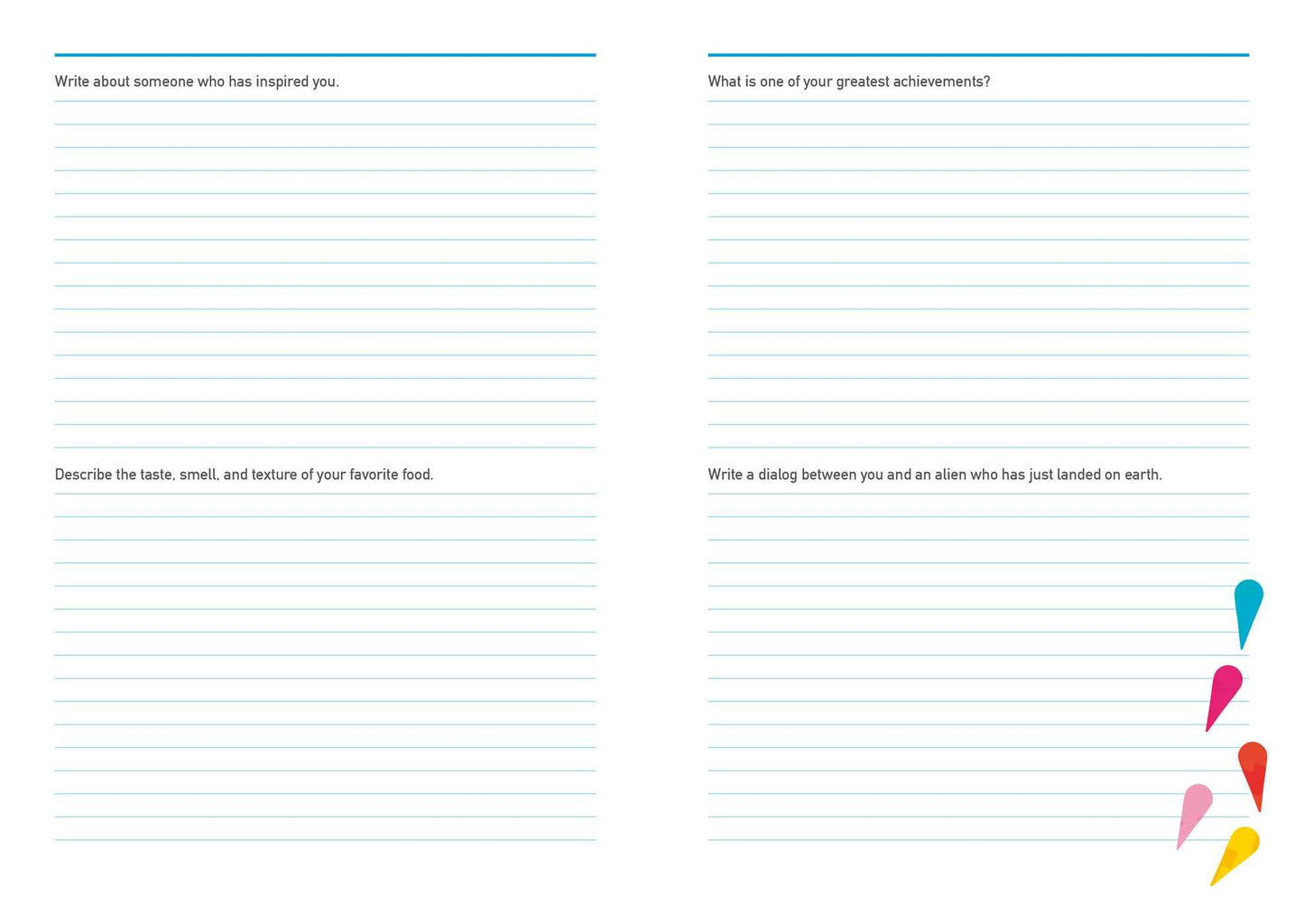My Creative Writing Journal: Unique prompts, exercises, and activities to inspire your imagination