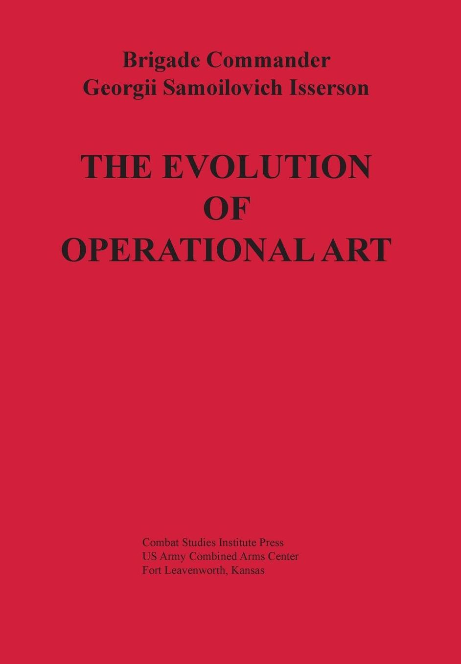 The Evolution of Operational Art