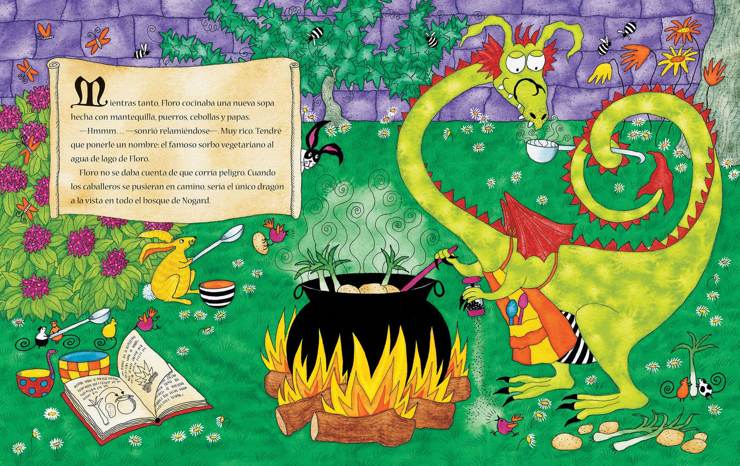 Floro, el Dragon Vegetariano