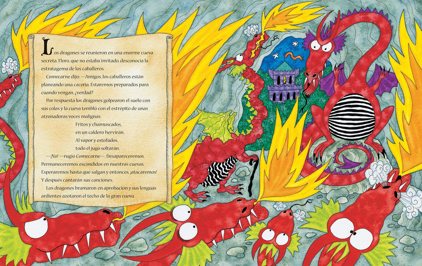 Floro, el Dragon Vegetariano