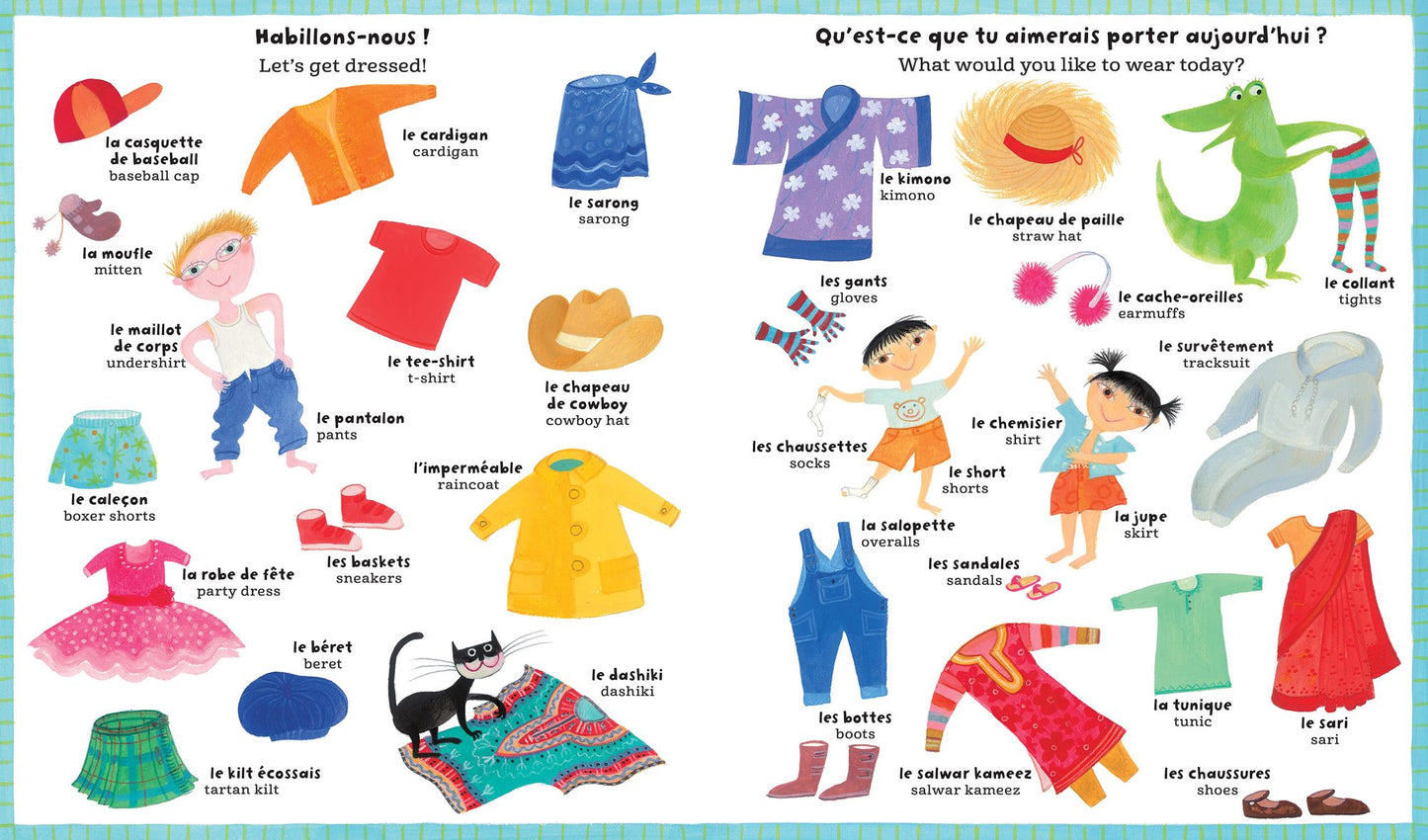 My Big Barefoot Book of French & English Words