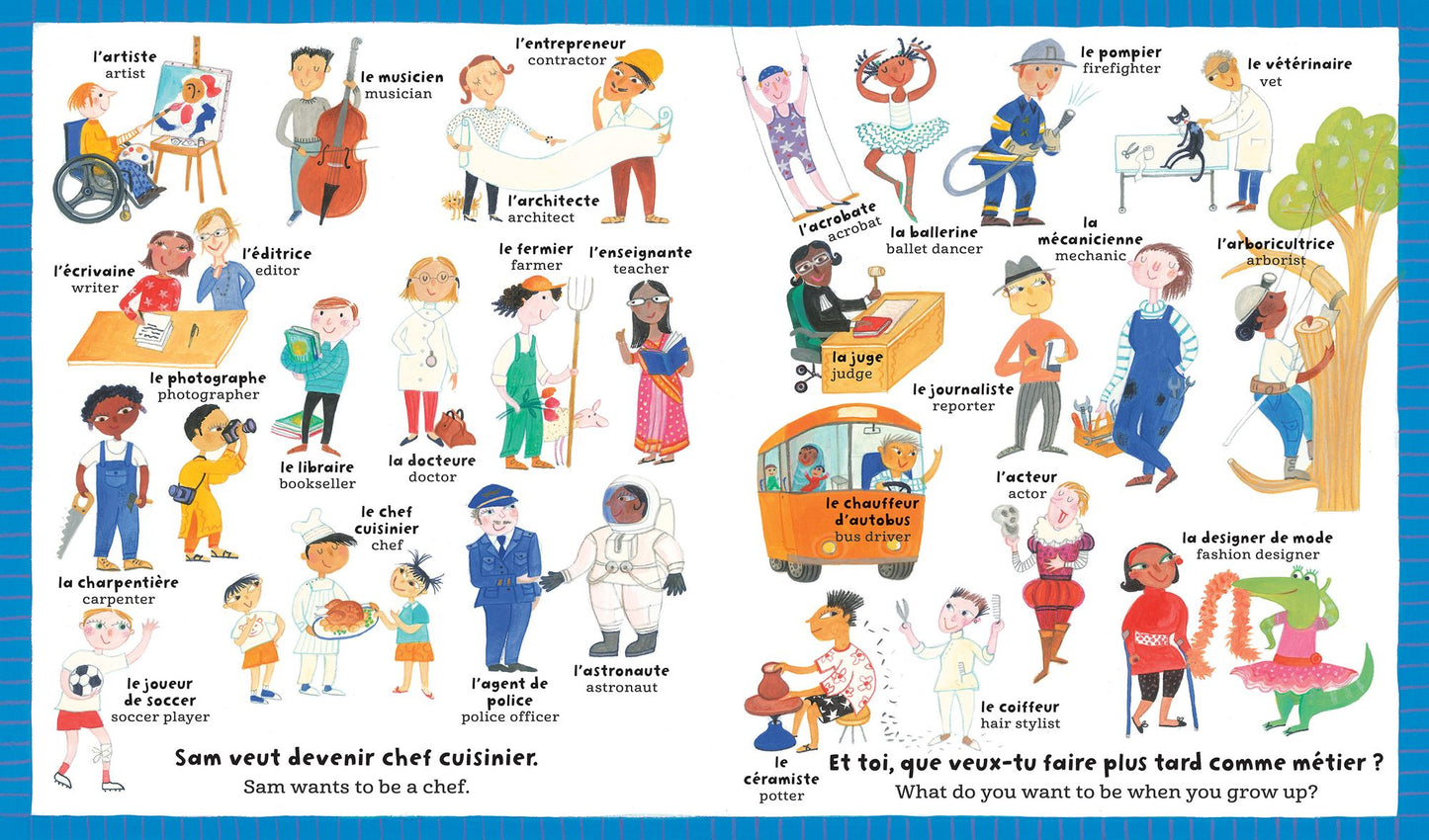 My Big Barefoot Book of French & English Words